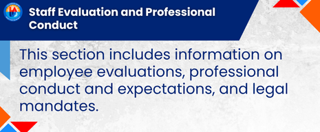 staff eval prof cond